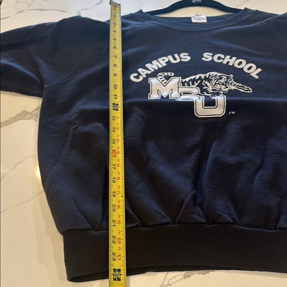 Vintage MSU Campus School Black Sweatshirt - Picture 10 of 11